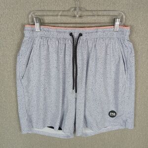 Zyia Active Shorts Mens XL Purple Athletic Drawstring Lined Pockets Stretch Gym